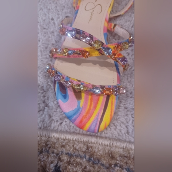 Jessica Simpson tie up flats - Picture 3 of 7